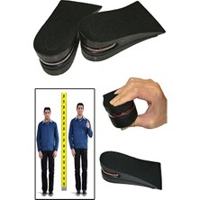 Byanes Ünisex 5 cm Tam Boy Uzatıcı Tabanlık Hava Yastıklı Uzatan Ayakkabı Tabanlığı Gizli Topuk Yükselten