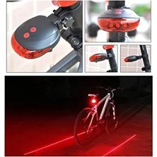 Byanes Lazer Bisiklet Stop Lambası 7 Fonksiyon 5 LED