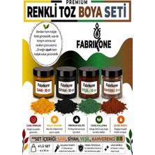Fabrikone Toz Mum Boyası Seti 10 cc 4’lü – Soya & Parafin Wax Için – Sarı, Siyah, Yeşil, Kahverengi BKFAB4SRSYKH10G