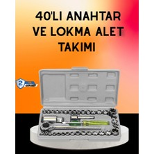 MiraLive 40 Parça Cırcır Lokma Anahtar Seti Profesyonel Kullanım