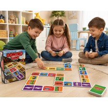 Nunu Araç Figürlü,domino Game Taşıtlar – Eğitici Domino Oyunu,  2-4 Oyuncu, 3+ Yaş Çocuk Oyuncağı