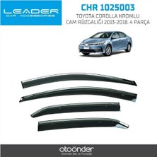 Sunplex Kromlu Cam Rüzgarlığı Toyota Corolla 2013-2018 (4 Parça) (1 Tk )