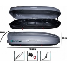 Karva Port Bagaj 500 Litre Gri Sabro