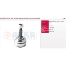 Anka Aks Kafası Clıo 1,4 Benzınlı-1,5dcı 01-08 (Dıs Freze:21-Ic Freze:28) (1 Ad )