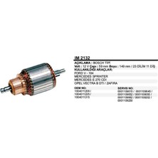 Dodo Kollektör 12V 11 Diş P. J10 Mercedes Sprınter - E270 / Opel Vectra B- Dtı Zafıra Ford V184 Bosch Tip (1 Ad )