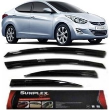 Sunplex Cam Rüzgarlığı Hyundaı Elantra 2011-2017 Ön-Arka Sport Style (1 Tk )
