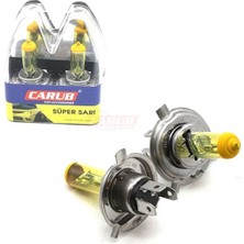 Carub Ampul 12V 90-100W H4 Süper Sarı (Yellow) (1 Tk )