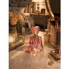 Sleep Nova Crystal Pink Diamond Dekoratif Parfüm Şişesi – Lüks Makyaj Masası Aksesuarı & Hediye Ürünü