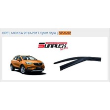 Sunplex Cam Rüzgarlığı Opel Mokka 2013-2017 Ön-Arka Sport Style (1 Tk )