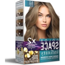MarkEntegra Açık Kumral Su Bazlı Saç Boyası 8.0