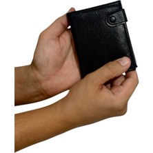 Tisaati Premium Serisi Özel Üretim Lüks Deri Dikey Patlı Erkek Cüzdanı