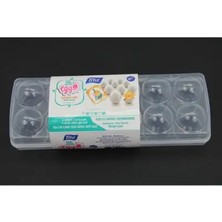 Byanes 12 Yumurta Kapasiteli Plastik Taşıma ve Saklama Kabı Dayanıklı Kullanım Için Ideal Çözüm