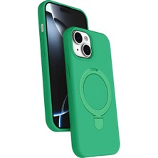 Luord - Store Iphone 14 Regal Magsafe Standlı Kapak - Yeşil