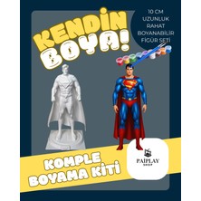 Paiplay Superman - Boyama Seti ve Superman Figürü 10 cm