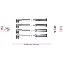 Autolite Buji Kablosu Renault Megane Ie 1.6 95- 2.0 95- Laguna Ie 1.8 95- Laguna Ie 2.0 1995- (1 Tk )