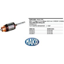 Mako Kollektör Sekmansız  Fıat Dkş - Tempra Tıpo - Uno - Palıo - Sıena Weekend 1400 cc (63223101 Ile) (1 Ad )