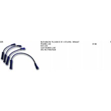 Ünüvar Buji Kablosu Tk.renault Megane 1 6ie Clıo Hb 1 6ie 770273226 (1 Tk )