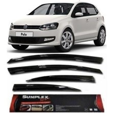 Sunplex Cam Rüzgarlığı Vw Polo 2010-2017 Ön-Arka Sport Style (1 Tk )