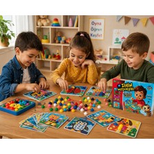 Nunu Zihin Mozaikleri Eğitici Oyuncak 3+ Yaş Çocuklar Için Zeka Geliştirici Mozaik Puzzle Oyunu