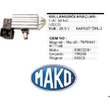 Mako Kömürlü Konjektör  Ford Cargo - Fıat 35 Nc - 50 Nc (24 Volt) (1 Ad )