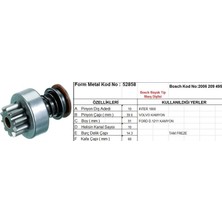 Form Metal Marş Dişlisi 10 Diş 10 Kanal Bosch Tipi Inter 1800 Volvo Kamyon Ford Cargo D1211 Kamyon Tam Freze Tam Fr. Ds=10 Dkç=40 Boy=91 Ks=10 Bdç=14,3 Gç=60 (1 Ad )