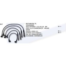 Ünüvar Buji ve Bobin Kablosu Tk Vw Polo Hcbk 1 3-1 4-1 6 I Aee 032905430P/Q/R/T ( (1 Tk )