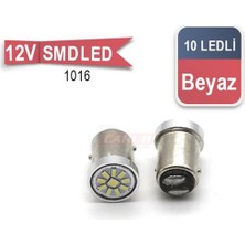 Carub Ampul 12V 1016 10 Smd LED  Beyaz (1 Ad )