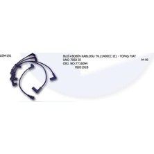 Ünüvar Buji ve Bobin Kablosu 1/4 Ie Fıat Uno 70SXIE 7716094 7605191B (1 Tk )