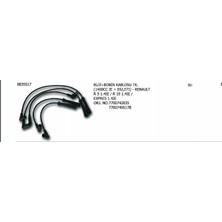 Ünüvar Buji ve Bobin Kablosu Renault R9/1 4ie/ 19/1 4ie Expres 1 4i 770742835-770749517B (1 Tk )