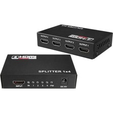 Luord - Store Fully G-538G 1.4V 1080P 3D 4 Portlu Hdmı Splitter Dağıtıcı