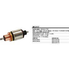 Dodo Kollektör 12V 15 Diş Sprınter / Mercedes Vıto / C180 E 220 E 250 C 250-VOLVO S 70-V 70 D Bosch Tip (1 Ad )