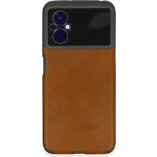 Xiaomi Poco M5 Kılıf Loop Deri Silikon - Kahverengi