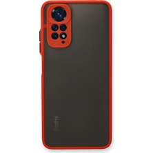 Xiaomi Redmi Note 11 Kılıf Montreal Silikon Kapak - Kırmızı