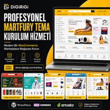 Envato Martfury Wordpress Tema Kurulumu | Woocommerce E-Ticaret Web Sitesi | 24 Saatte Hızlıteslimat