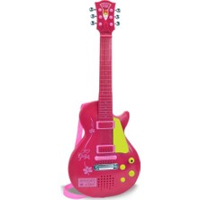 Luord - Store Mey Ithalat® Elektronik Tuşlu ve Telli Askılı Pembe Gitar
