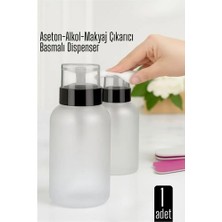 Luord - Store Mey Ithalat® Aseton Için Basmalı Dispenser  - Aseton, Alkol ve Makyaj Temizleyici Için Pratik Pompalı Set