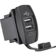 Luord - Store Powermaster IC-266-C-3 Marin Tip 2'li Gömme USB 5V 3.1A 12-24VOLT