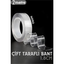 Luord - Store Mey Ithalat® 2 Metre Çift Taraflı Yapıştırıcı Bant Çivisiz Montaj 715471