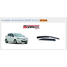 Sunplex Cam Rüzgarlığı Hyundaı I20 2010-2014 Ön-Arka Sport Style (1 Tk )