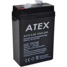 Luord - Store 12 Volt 2.2 Amper Dik Kare Akü (70X46X101 Mm)