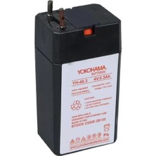 Luord - Store Yokohama Yh-40.3 4 Volt - 0.3 Amper Akü (25.5X19.5X48 Mm)