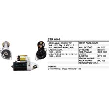 Dodo Marş Motoru 9 Diş 12V Lada Vega 2110/2011/2112(99-06) Bosch Tıp (1 Ad )