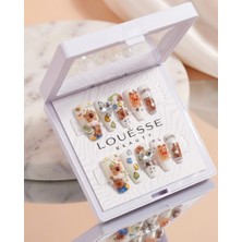 Louésse Capy Love Pop Takma Tırnak 12’li  Kapibara Desenli Renkli Nail Set