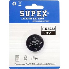 Luord - Store Supex CR3032 3 Volt Lityum Pil Tekli