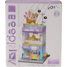 Luord - Store Mey Ithalat® KP0108 Bubble Tea Kafe 302 Parça Block Oyuncak