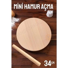 Luord - Store Mey Ithalat® 34 cm Merdaneli Hamur Açma Masası 715494