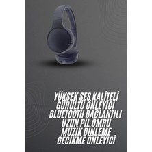 Luord - Store Kablosuz Bluetooth Kulaklık Kulak Üstü Ayarlanabilir Uzun Ömürlü - Lisinya