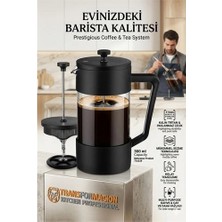 Luord - Store Mey Ithalat® 300ML Tortusuz French Press - Çift Filtreli Kahve Demleme Sanatı  716539