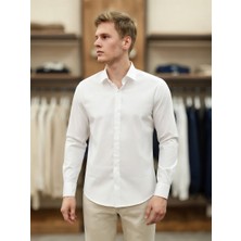 Atk Giyim Atkgiyim Erkek Slim Fit Gizli Düğme Detaylı Pamuklu Saten Gömlek - 5 Renk Seçeneği Klasık Gömlek Spor Kesim Takım Elbise Gömleği