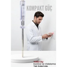 Luord - Store Mey Ithalat® Yıldız Uçlu Elektrik Kontrol Kalemi Faz Test Cihazı Voltaj Kontrol Anahtarı 716135
